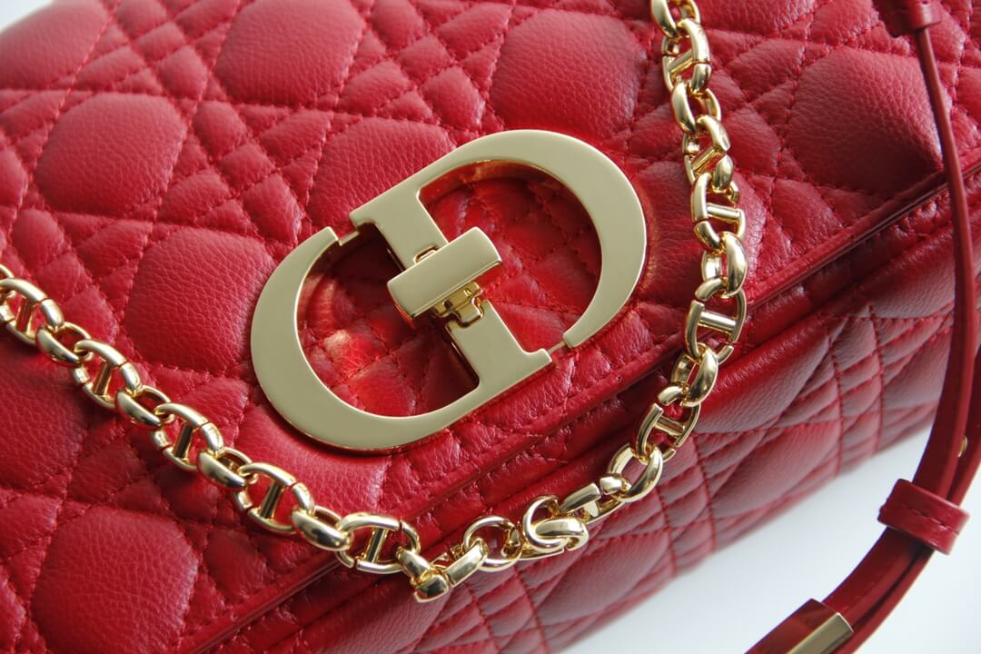 Ezyycart Bags DIR 2023 Caro red real leather sling shoulder bag