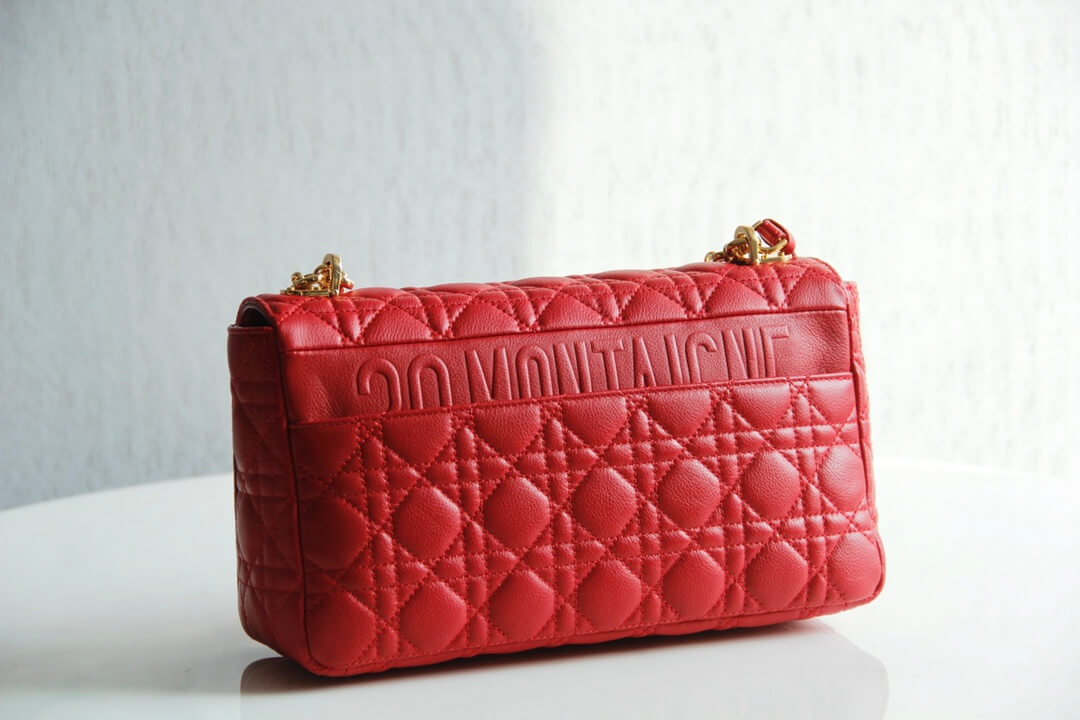 Ezyycart Bags DIR 2023 Caro red real leather sling shoulder bag