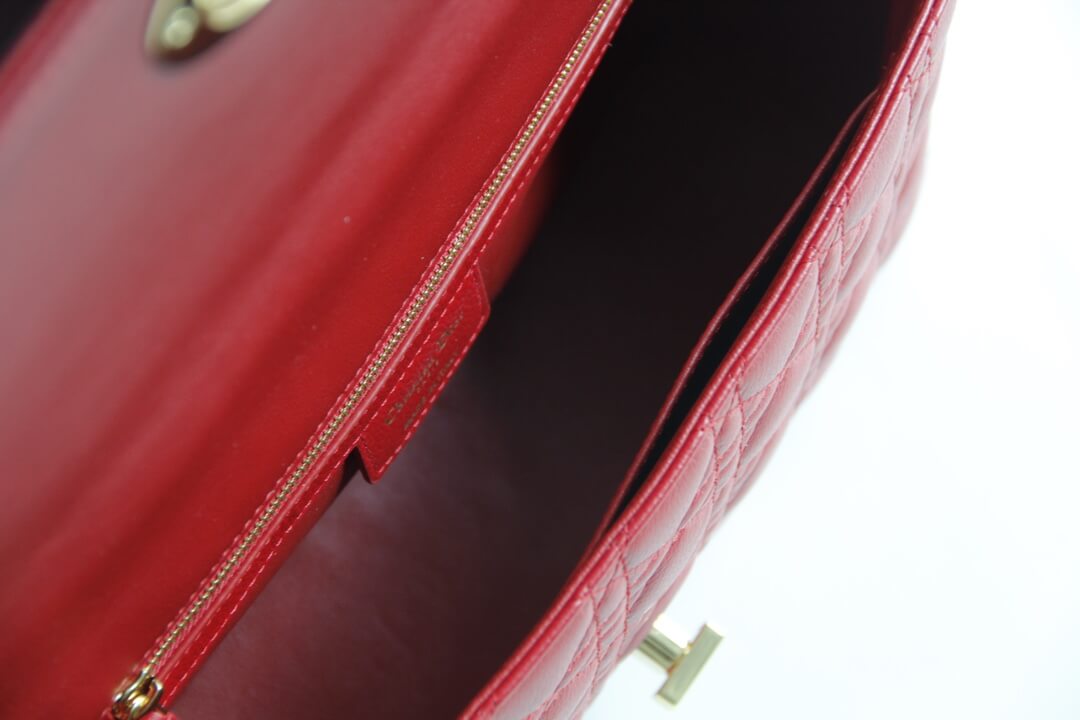 Ezyycart Bags DIR 2023 Caro red real leather sling shoulder bag