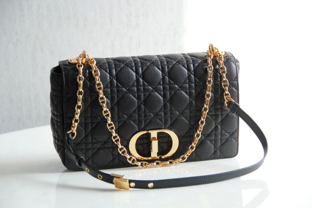 Ezyycart Bags DIR 2023 Caro black real leather sling shoulder bag