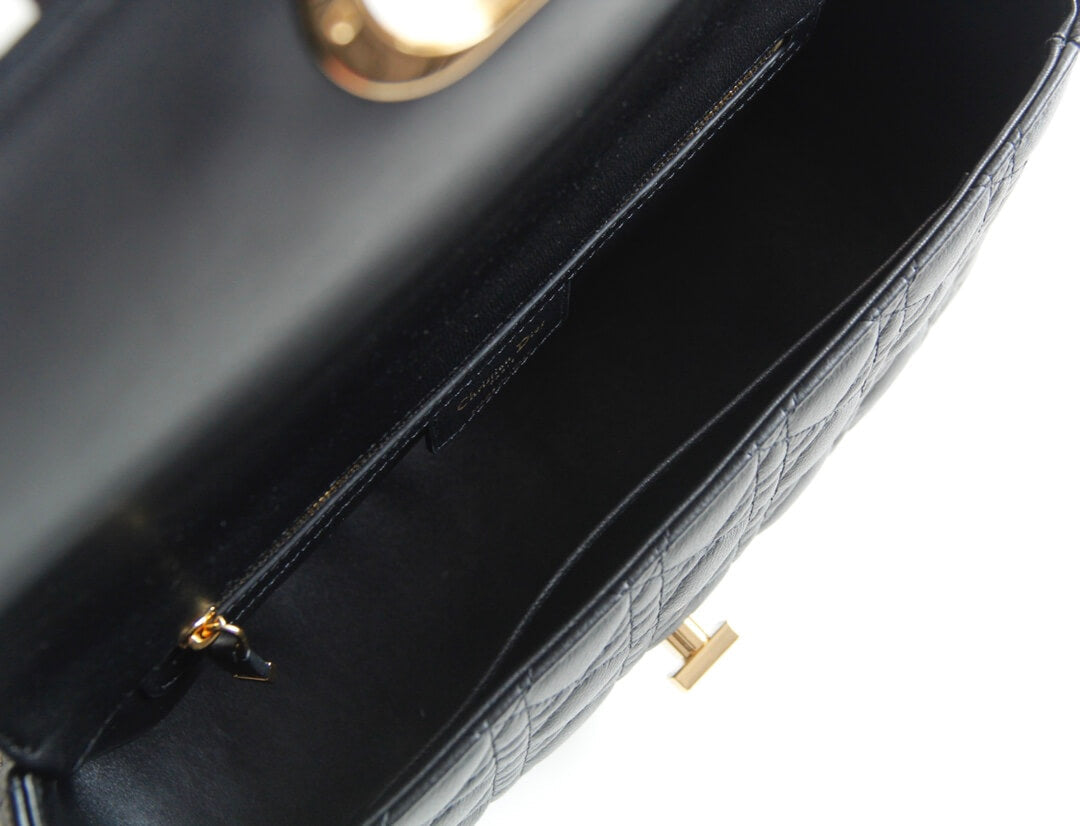 Ezyycart Bags DIR 2023 Caro black real leather sling shoulder bag