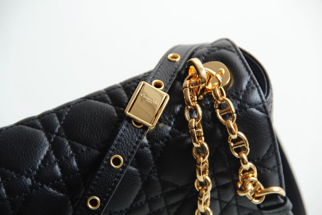 Ezyycart Bags DIR 2023 Caro black real leather sling shoulder bag