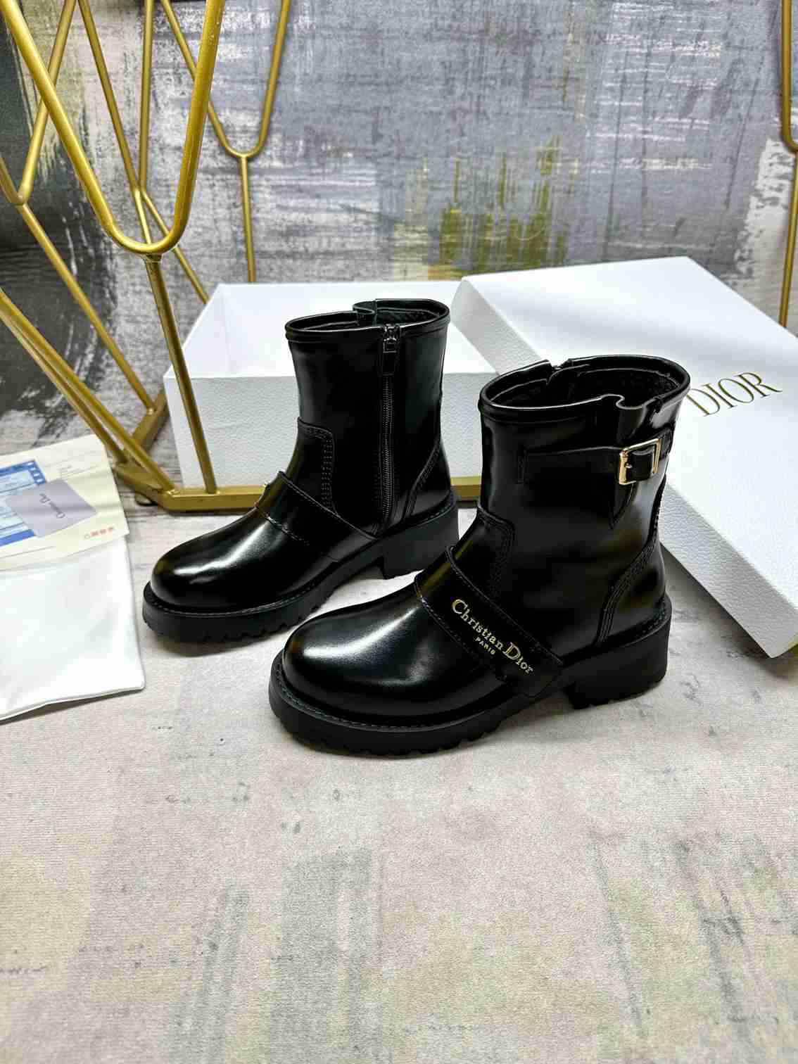 Ezyycart Bags DD D QUEST ANKLE BOOT BLACK KDT070VEA S900