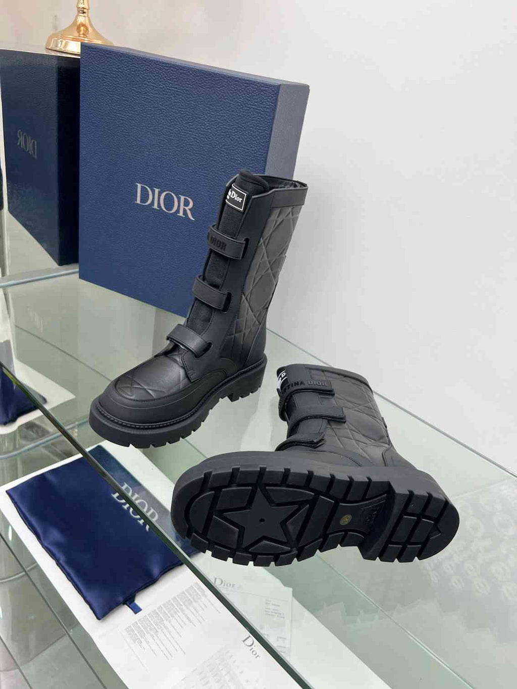 Ezyycart Bags DD DIO(R)EVOLUTION ANKLE BOOTS RUBBER MACCROCANNAGE BLACK