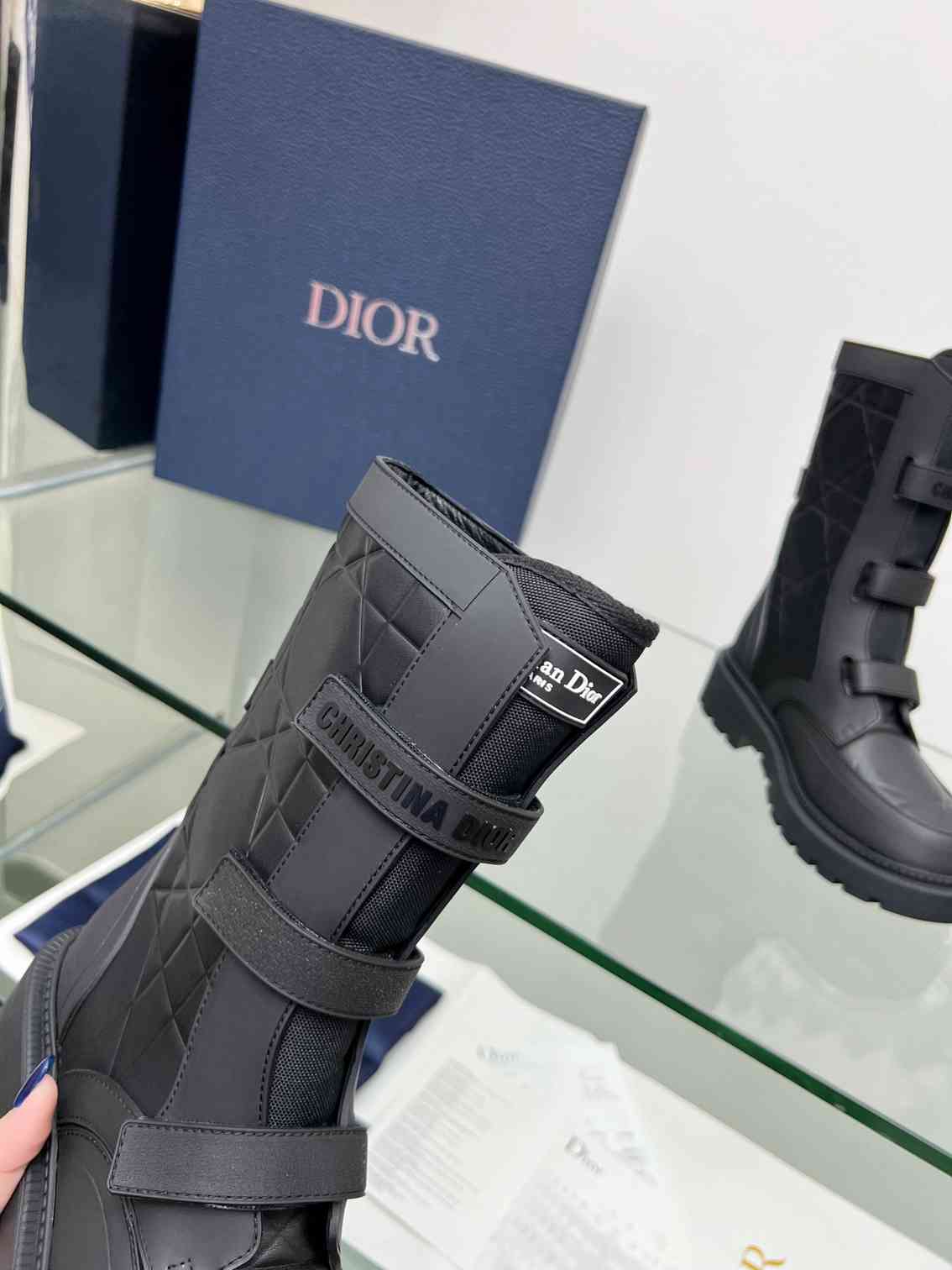 Ezyycart Bags DD DIO(R)EVOLUTION ANKLE BOOTS RUBBER MACCROCANNAGE BLACK