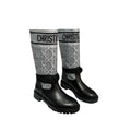 Ezyycart Bags DD D MAJOR BOOT CALFSKIN BLACK AND GREY