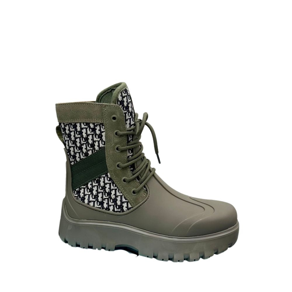 Ezyycart Bags DD GARDEN LACE UP BOOT GREEN