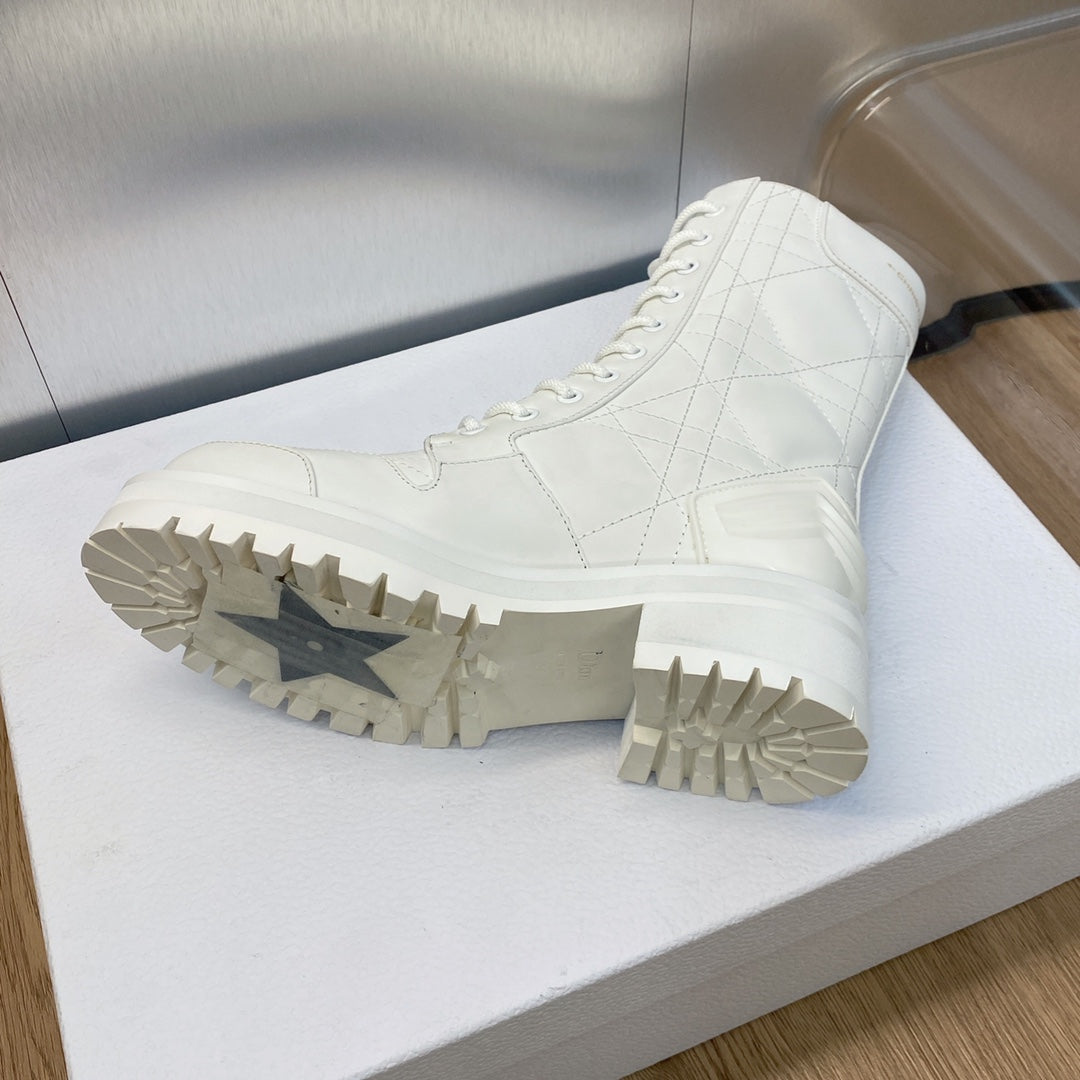 Ezyycart Bags DD D LEADER ANKLE BOOT WHITE KDI733CQC S03W