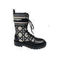 Ezyycart Bags DD D MAJOR BOOTS BLACK AND BEIGE