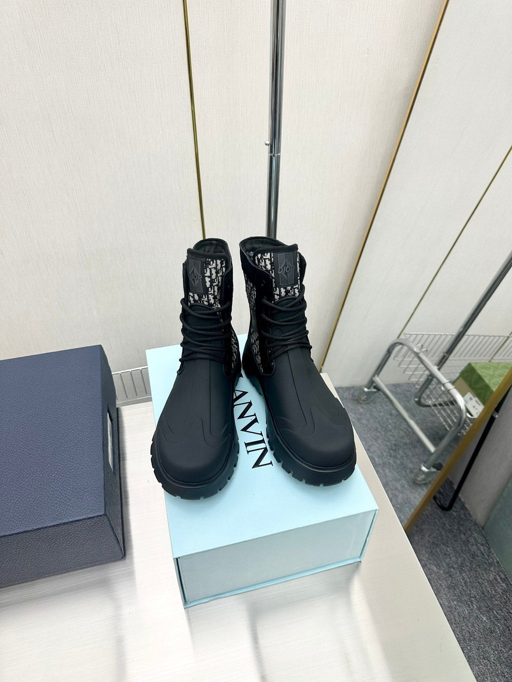 Ezyycart Bags DD GARDEN LACE UP BOOT BLACK 3BO315ZYH H961