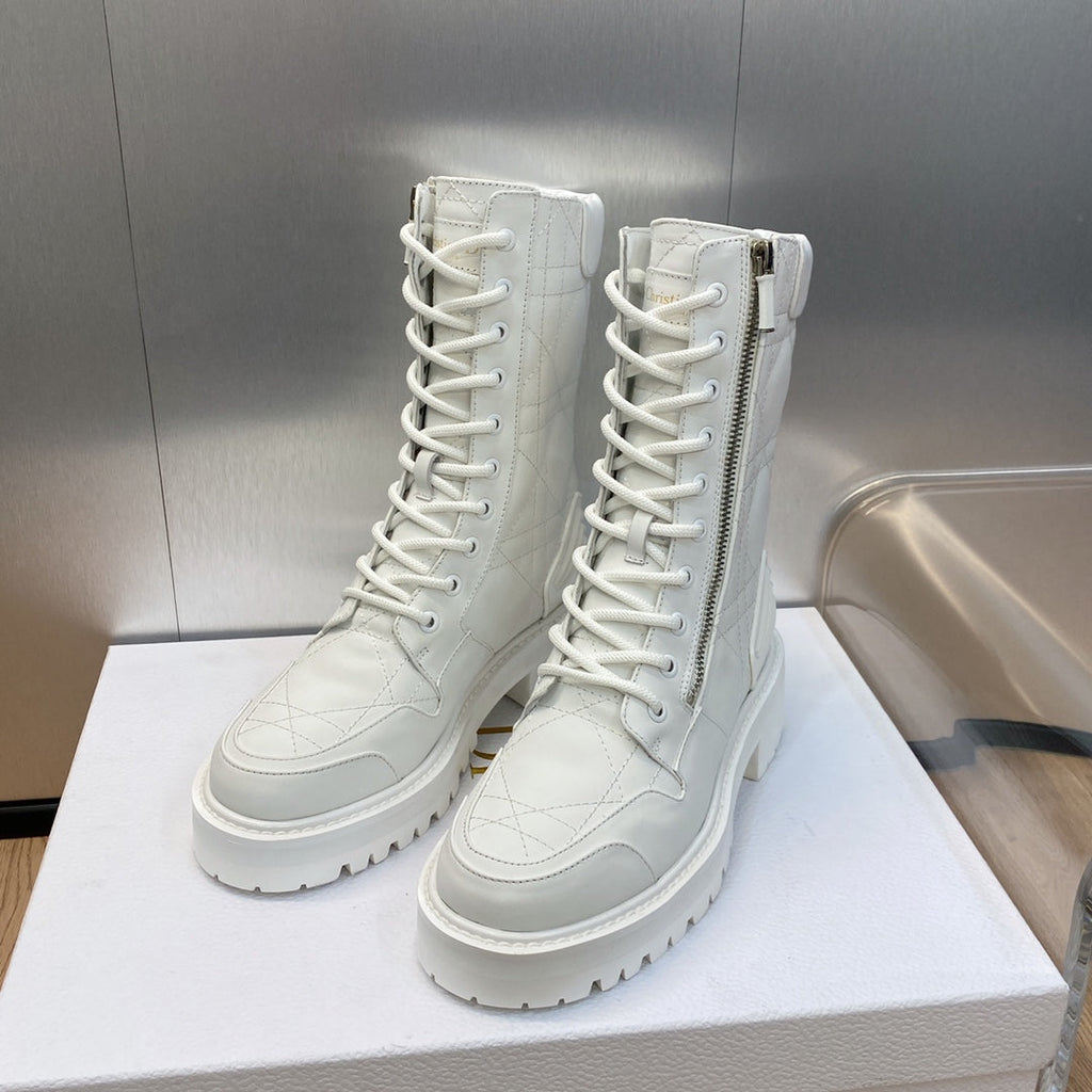 Ezyycart Bags DD D LEADER ANKLE BOOT WHITE KDI733CQC S03W