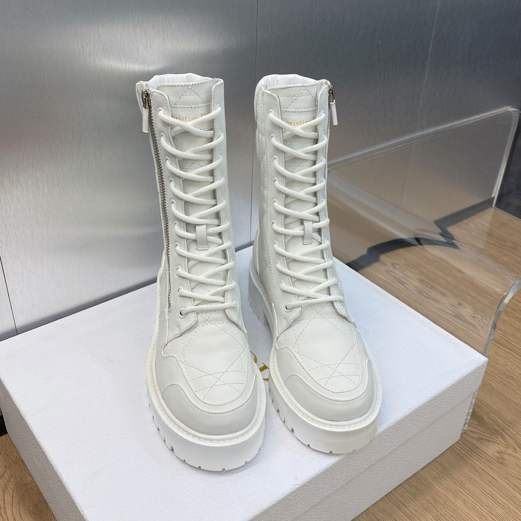 Ezyycart Bags DD D LEADER ANKLE BOOT WHITE KDI733CQC S03W