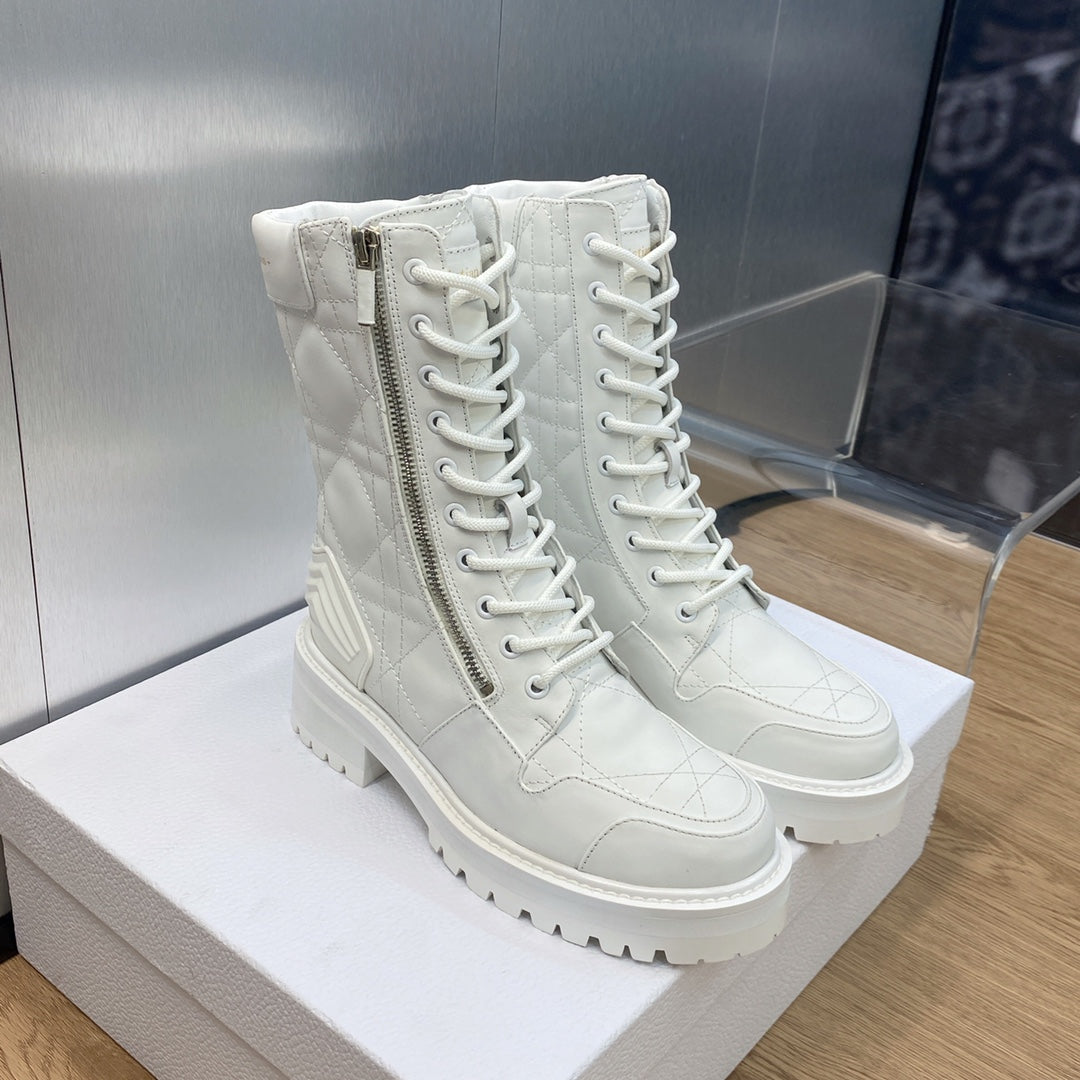 Ezyycart Bags DD D LEADER ANKLE BOOT WHITE KDI733CQC S03W