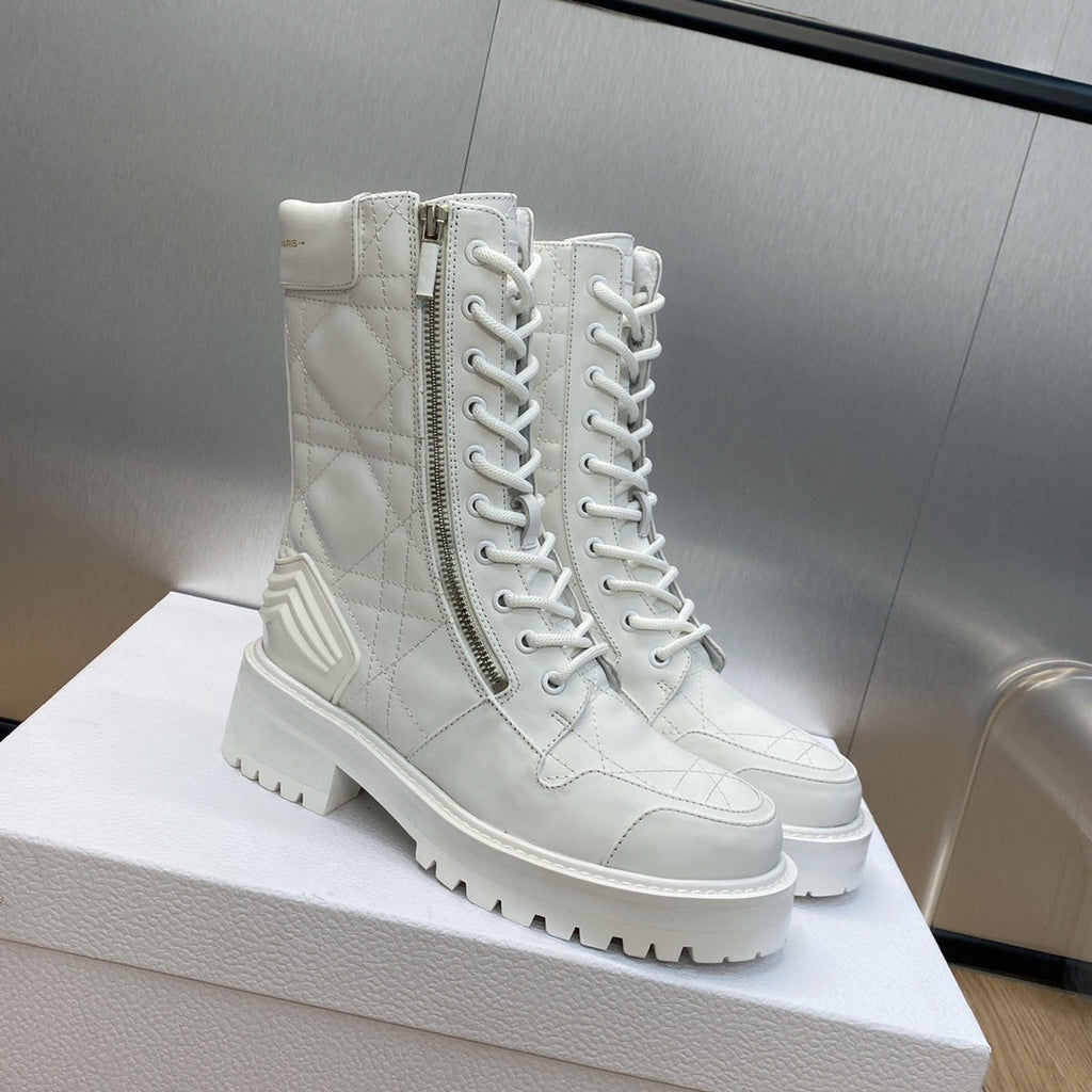 Ezyycart Bags DD D LEADER ANKLE BOOT WHITE KDI733CQC S03W