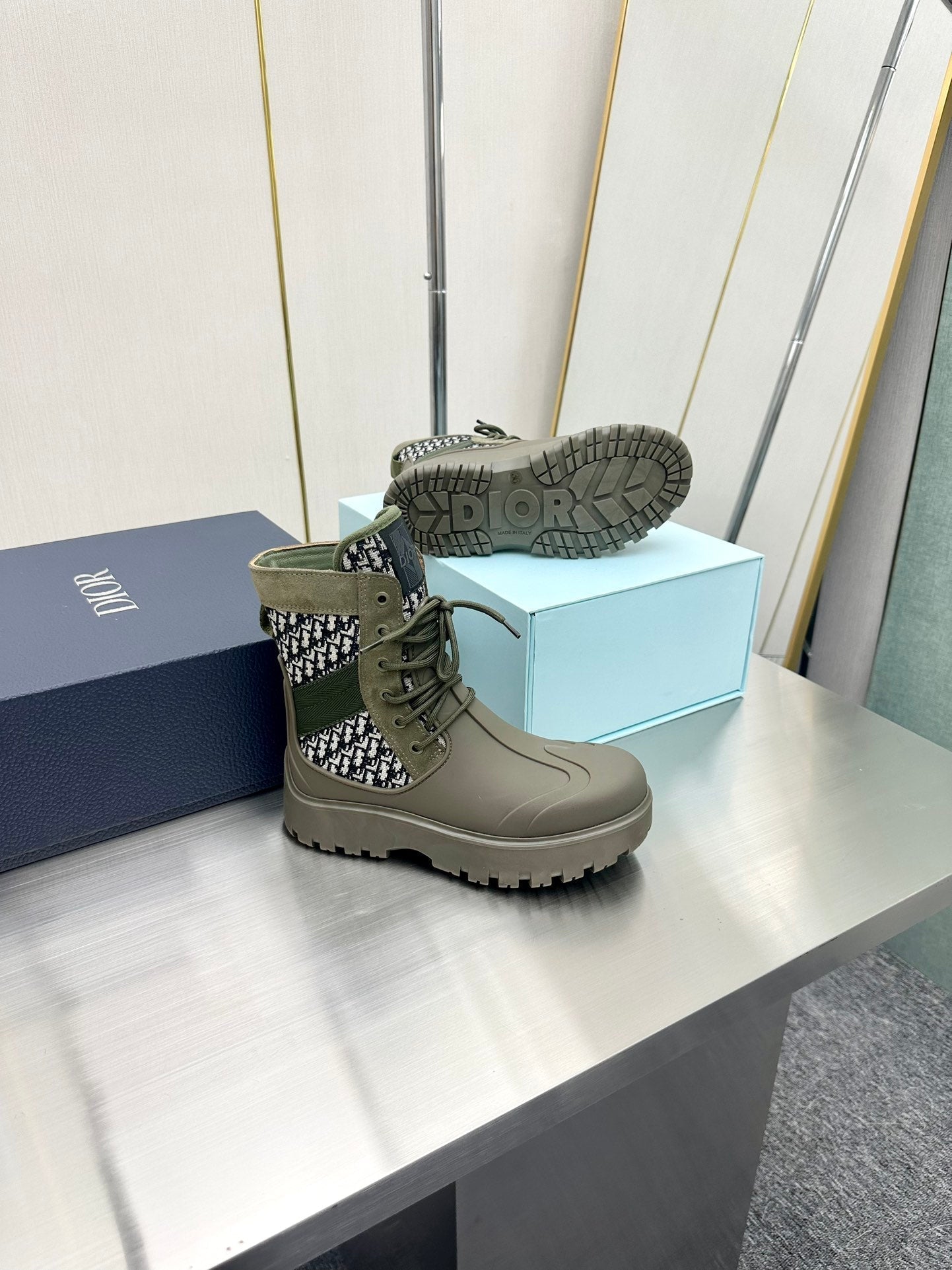 Ezyycart Bags DD GARDEN LACE UP BOOT GREEN