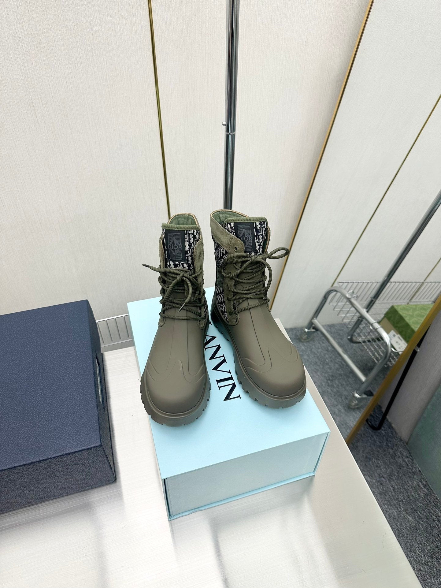 Ezyycart Bags DD GARDEN LACE UP BOOT GREEN
