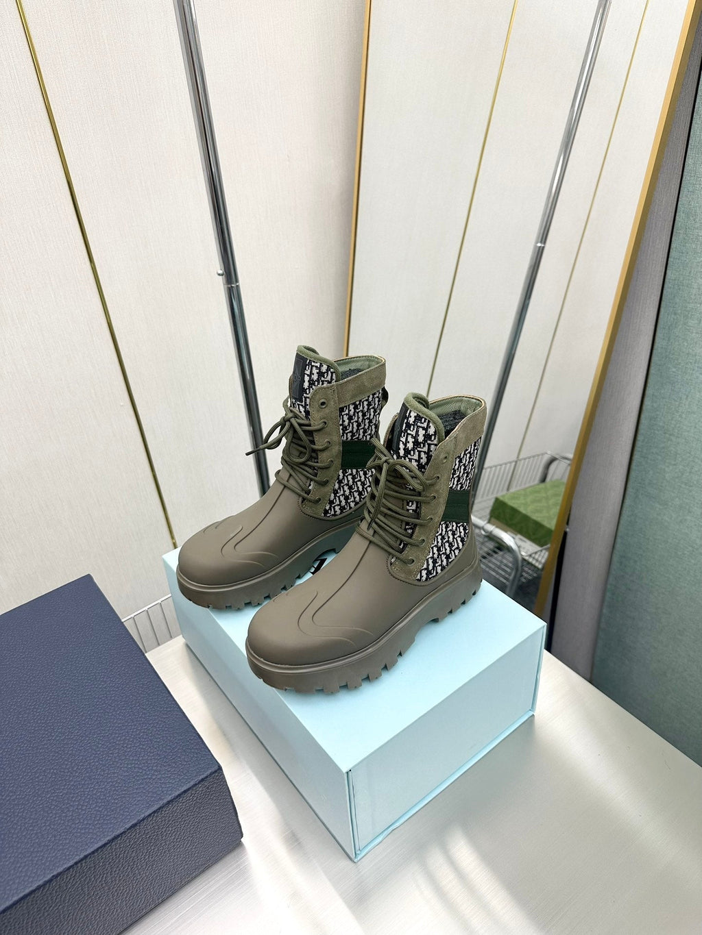 Ezyycart Bags DD GARDEN LACE UP BOOT GREEN