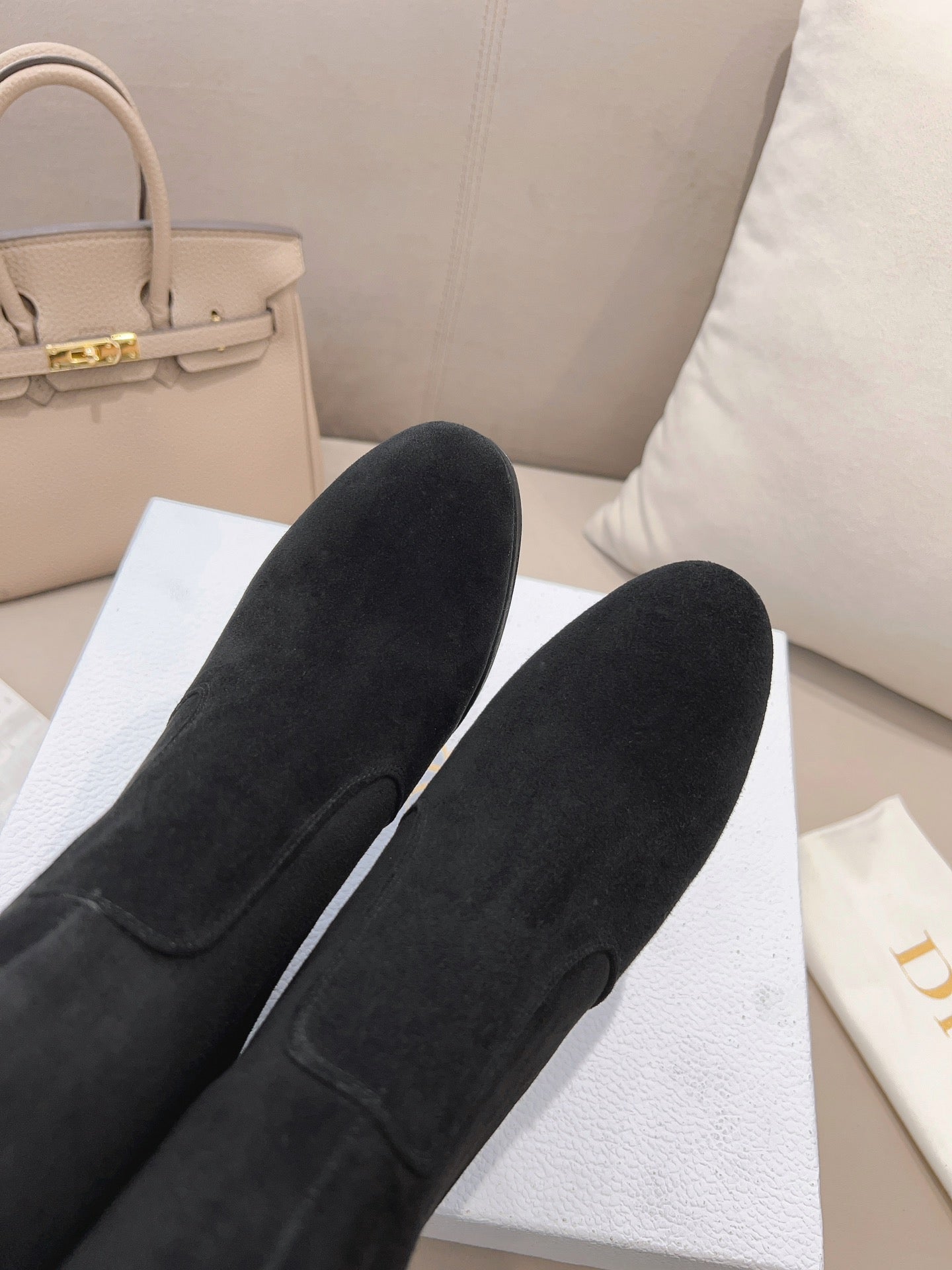 Ezyycart Bags DD D RISE ANKLE BOOTS BLACK