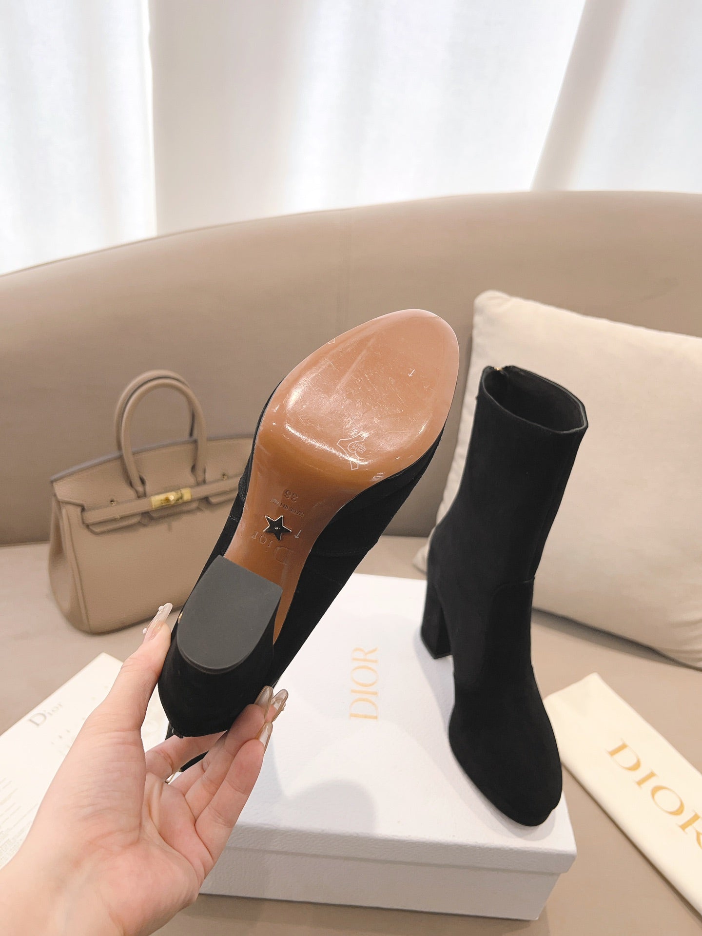 Ezyycart Bags DD D RISE ANKLE BOOTS BLACK