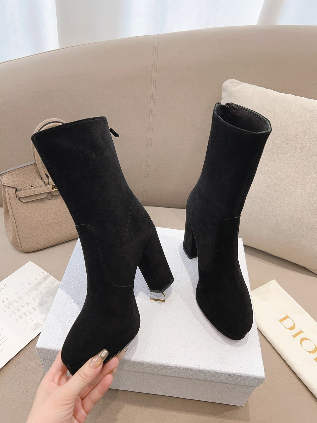 Ezyycart Bags DD D RISE ANKLE BOOTS BLACK