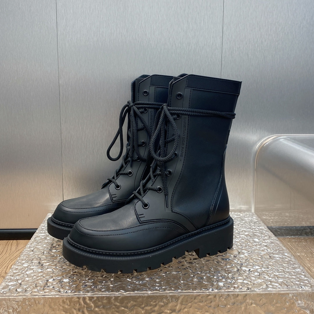 Ezyycart Bags DD D TRAP ANKLE BOOT BLACK