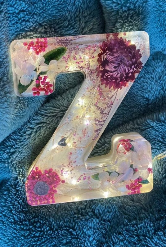 ResinBloom Blüten-Resin-Nachtlicht