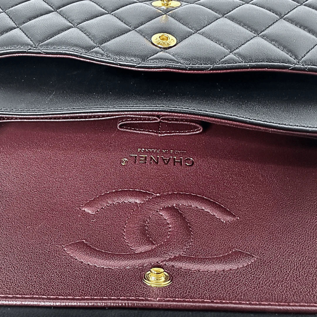 Anum Bags CHL CLASSIC 11.12 HANDBAG NAVY BLUE 9.9IN/25.5CM