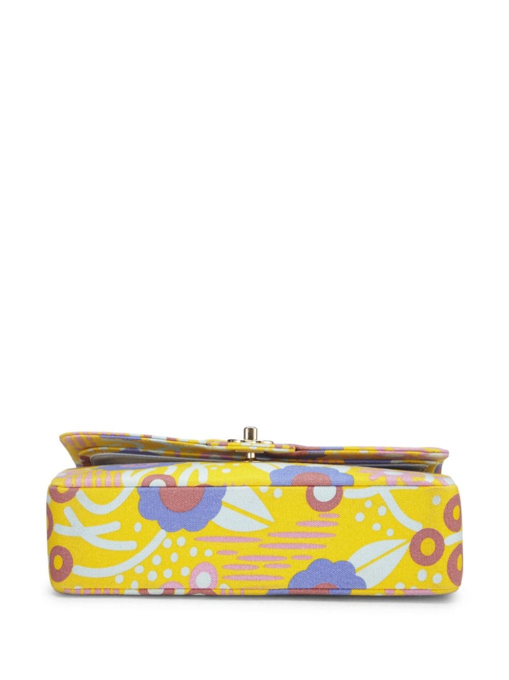 Anum Bags CHL MEDIUM CLASSIC FLAP SHOULDER BAG YELLOW 10IN/25.4CM