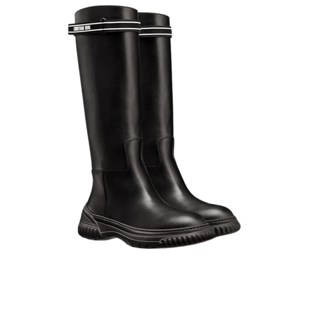 Ezyycart Bags DD D RACER BOOT CALFSKIN BLACK KDI781VEA S17X