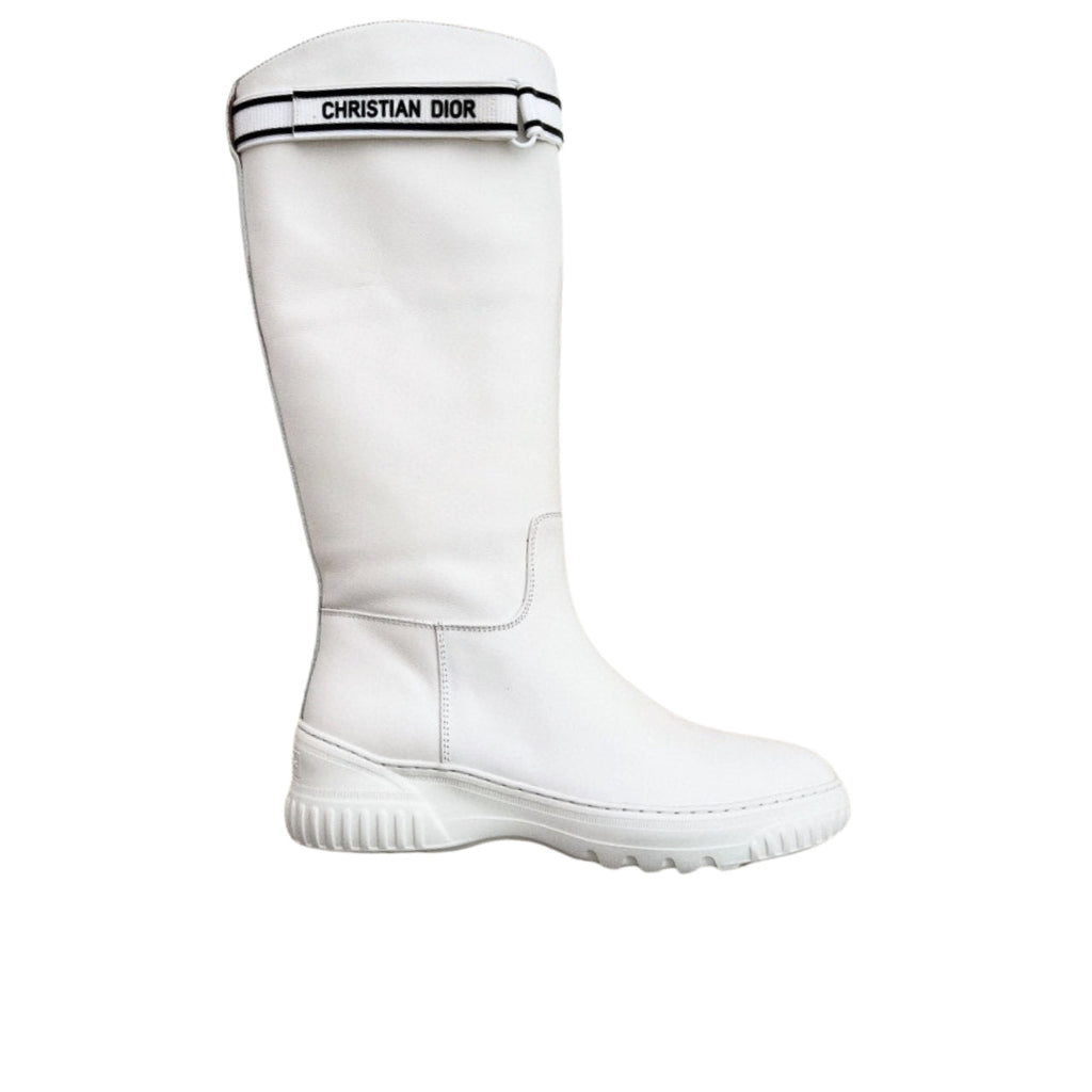 Ezyycart Bags DD D RACER BOOT CALFSKIN WHITE