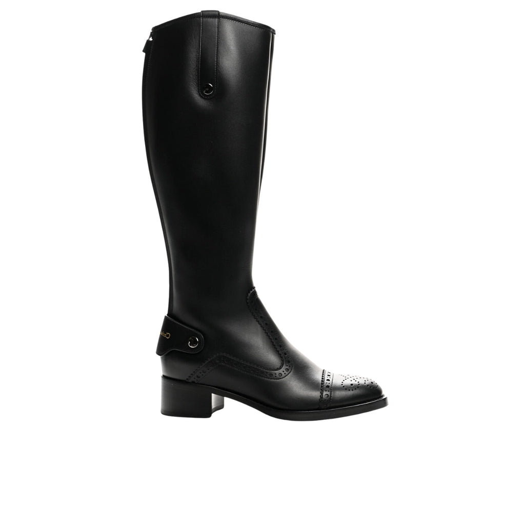 Ezyycart Bags DD D FOLK BOOT CALFSKIN BLACK
