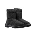 Ezyycart Bags DD FROST ANKLE BOOT BLACK QUILTED NYLON BLACK