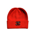 Anum Bags CHL CC LOGO CASHMERE BEANIE RED