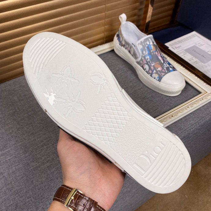 Anum Bags DIR B23 Slip MultiColor And White LOW-TOP SNEAKER