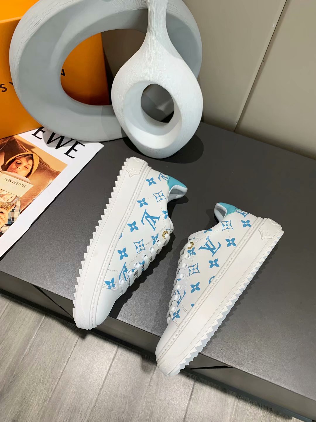 Anum Bags LUV Casual Low Blue White Sneaker