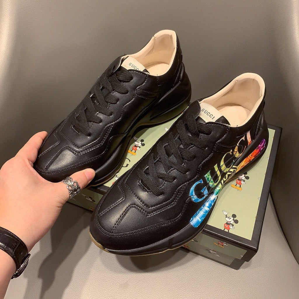 Ezyycart Bags MO-GCI RHYTON VINTAGE TRAINER BLACK SNEAKER 145