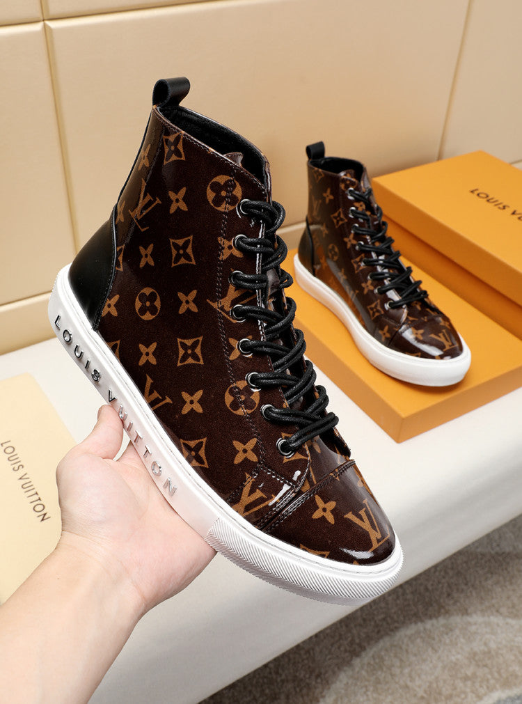 Anum Bags LUV Stellar Trainer Boot Brown Sneaker
