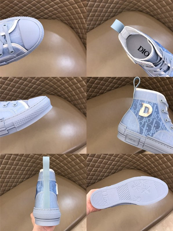 Anum Bags DIR B23 BLUE HIGH-TOP SNEAKER