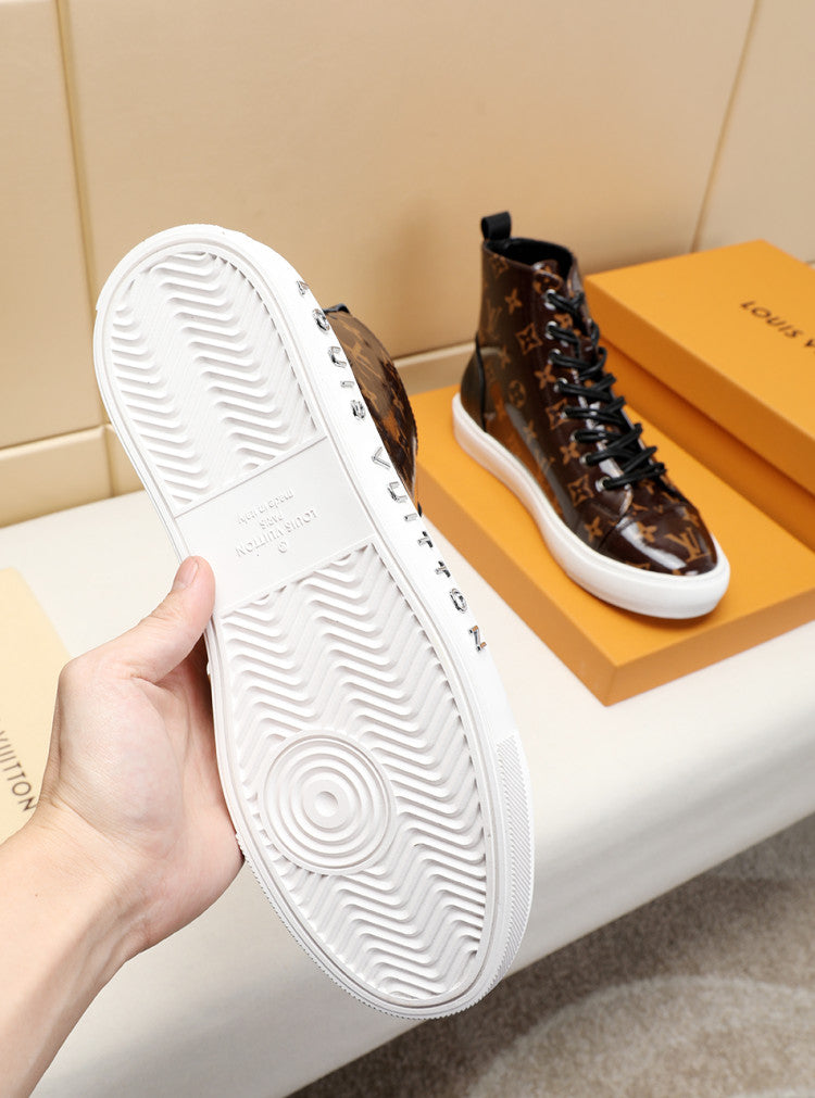 Anum Bags LUV Stellar Trainer Boot Brown Sneaker