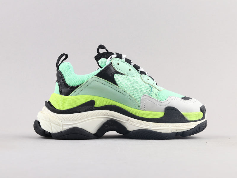 Ezyycart Bags Bla Triple S Yellow Green Sneaker