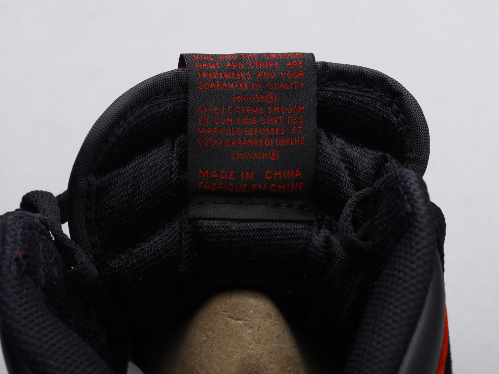 Ezyycart Bags AJ1 black red toe