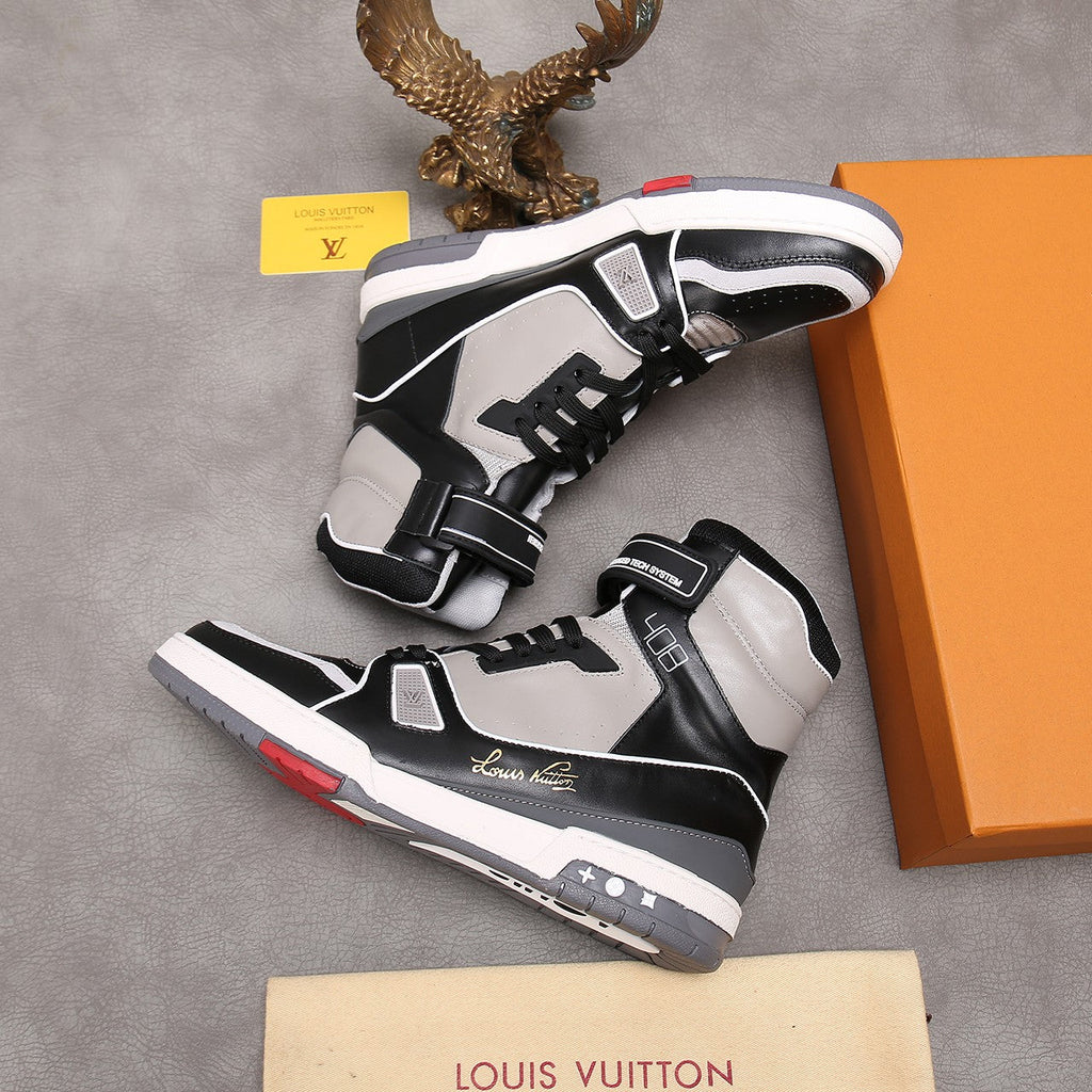 Anum Bags LUV Traners Inspired Black Gray Sneaker