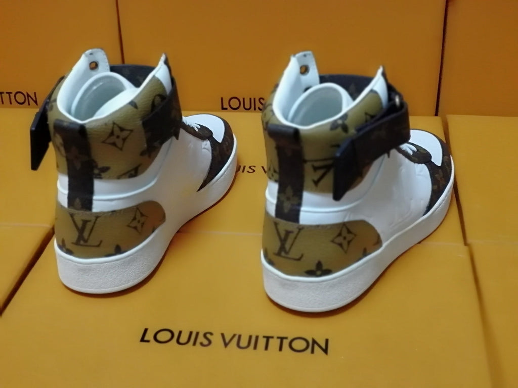 Anum Bags Luv Rivoli White Brown Sneaker