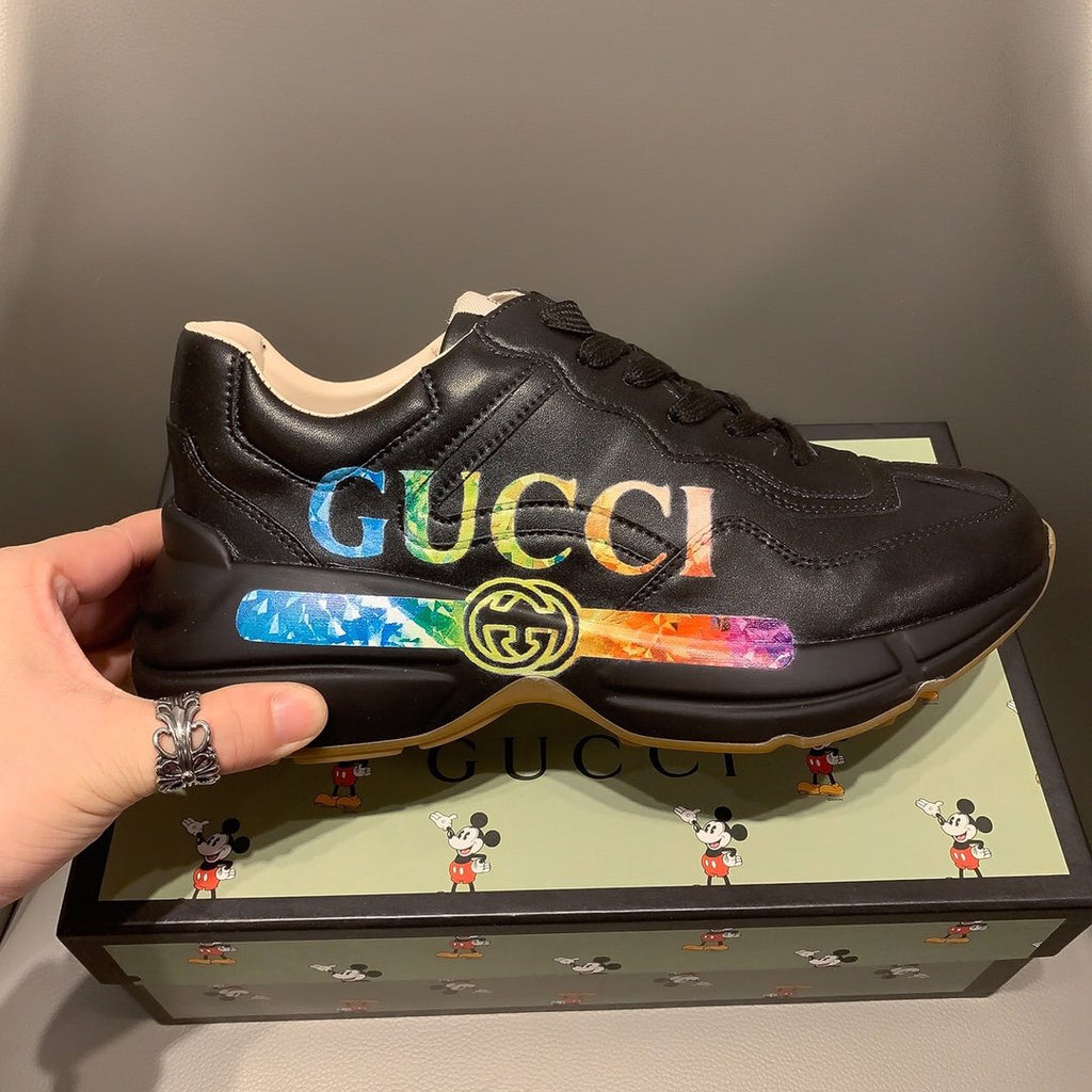 Ezyycart Bags MO-GCI RHYTON VINTAGE TRAINER BLACK SNEAKER 145