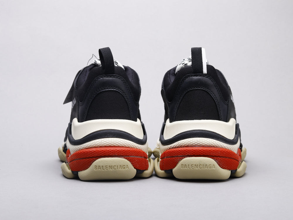 Ezyycart Bags Bla Triple S Black and Red Sneaker