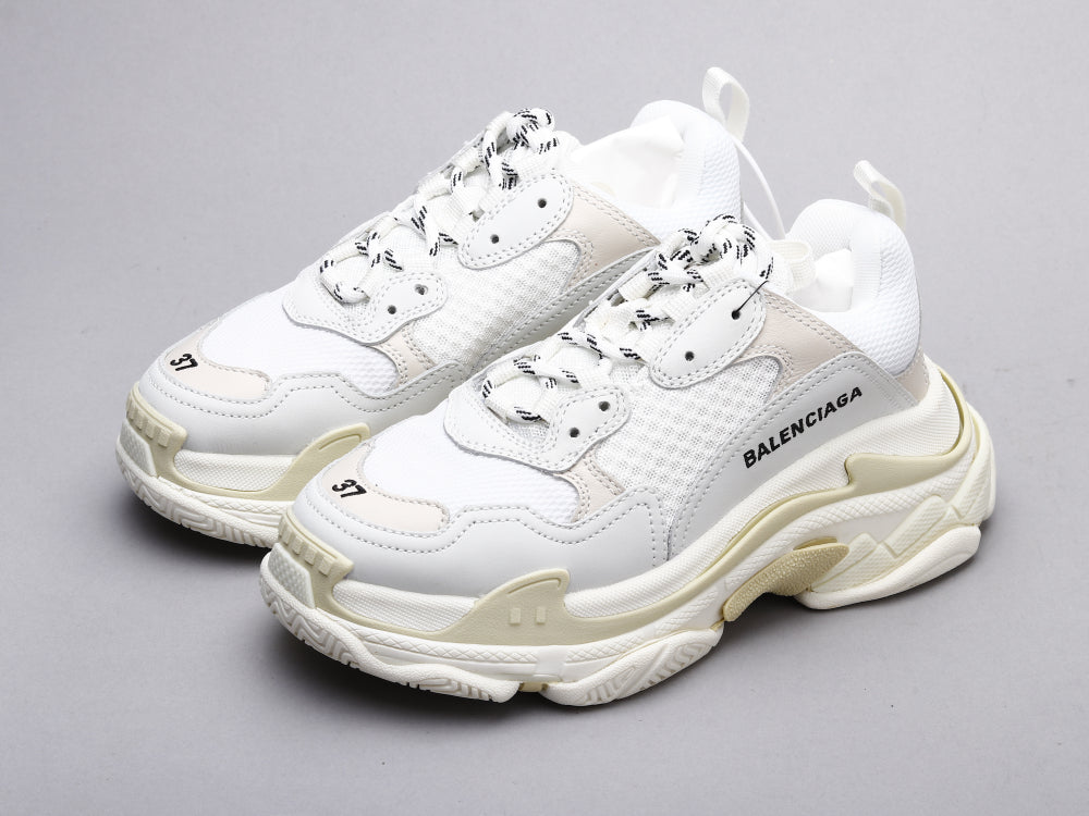 Ezyycart Bags Bla Triple S Pure White Sneaker