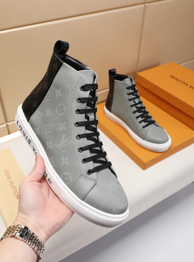 Anum Bags LUV Stellar Trainer Boot Gray Black Sneaker
