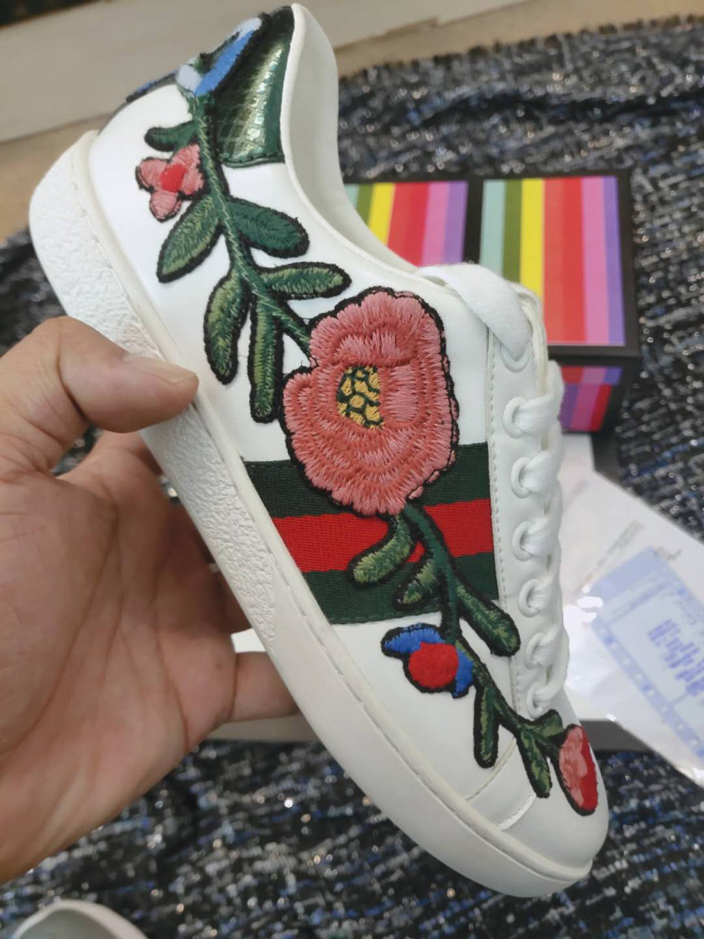 Ezyycart Bags MO-GCI Ace Embroidered Sneaker 031