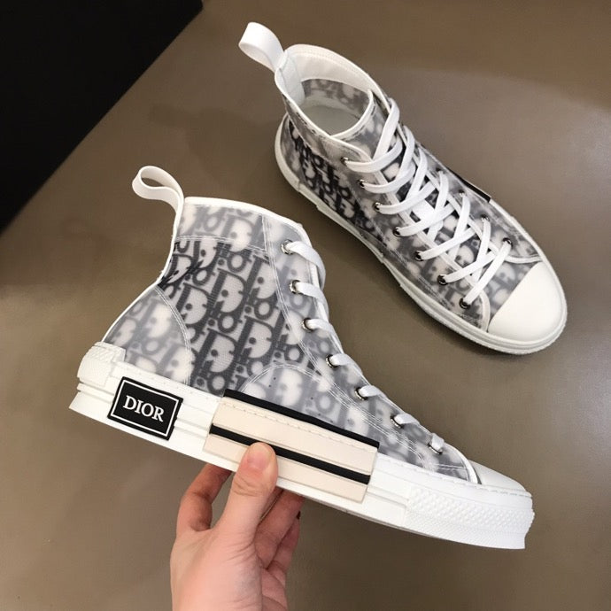 Anum Bags DIR B23 Black and White HIGH-TOP SNEAKER
