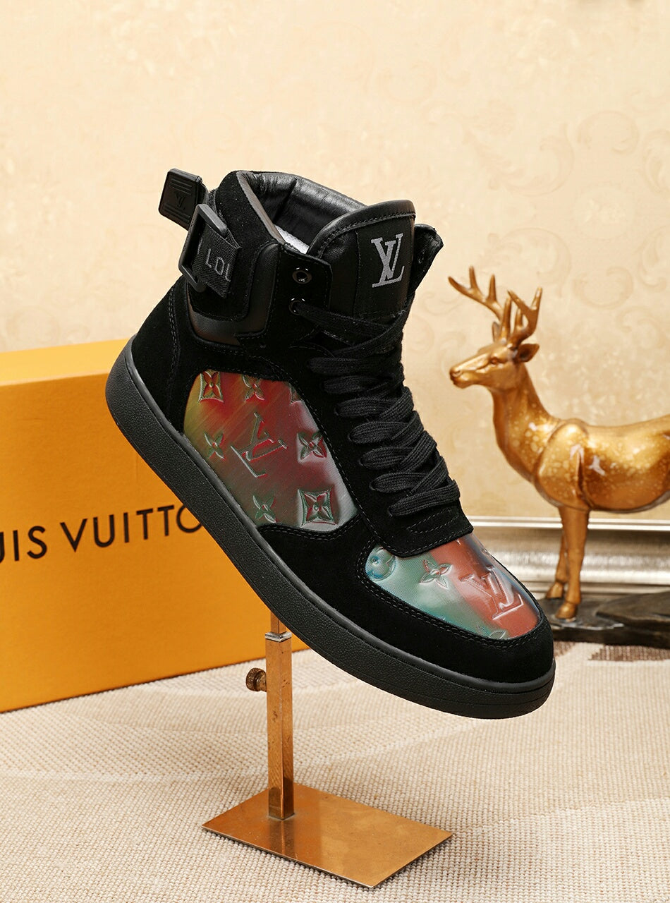 Anum Bags LUV High Top Black Sneaker